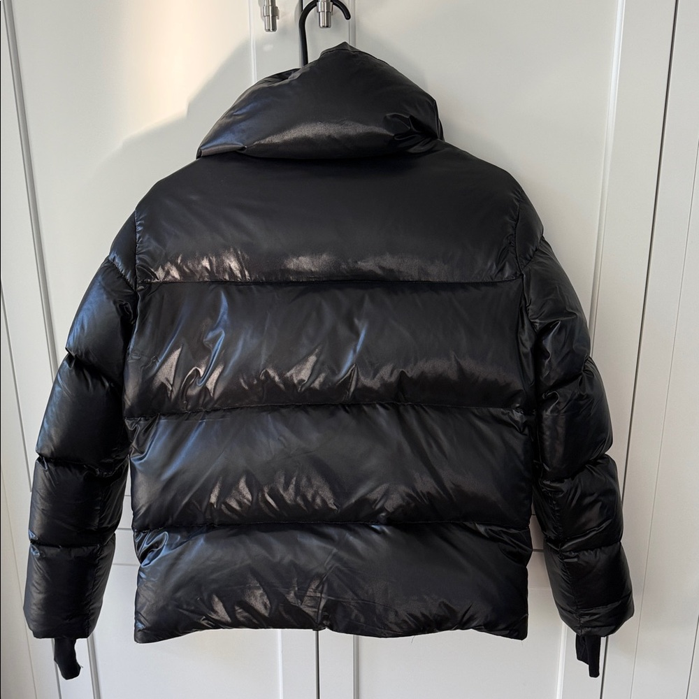 SAM. Shiny Black Down Jacket - Picture 5 of 5